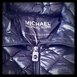 Michael Kors ultra lightweight down fill coat